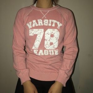 Pink Long Sleeve Sweater